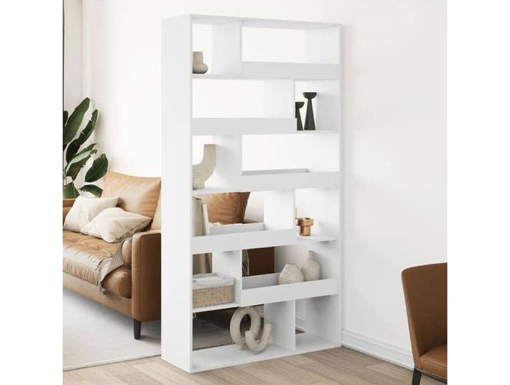 Cloison de séparation blanc 100x33x187 5 cm bois d'ingénierie séparateur de pièce cloison de pièce cloison de 3309501