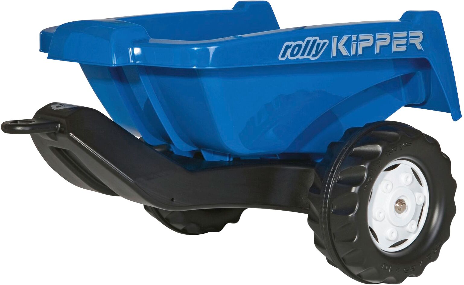 Kinderfahrzeug-Anhänger ROLLY TOYS "Kipper II", blau, Spielfahrzeug-Anhänger, KinderB:46,5cm H:34cm L:56cm, Kunststoff, Kinderfahrzeug-Anhänger, für Trettraktoren, B:46,5cm H:34cm L:56cm