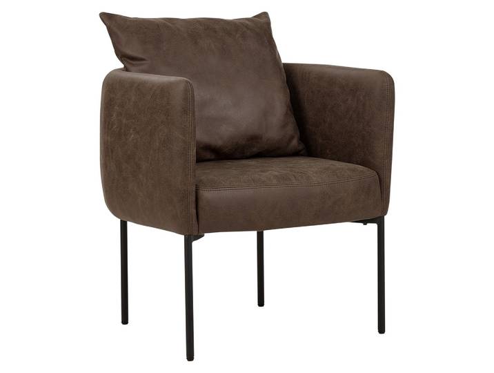 SESSEL Kunstleder Dunkelbraun Malmos