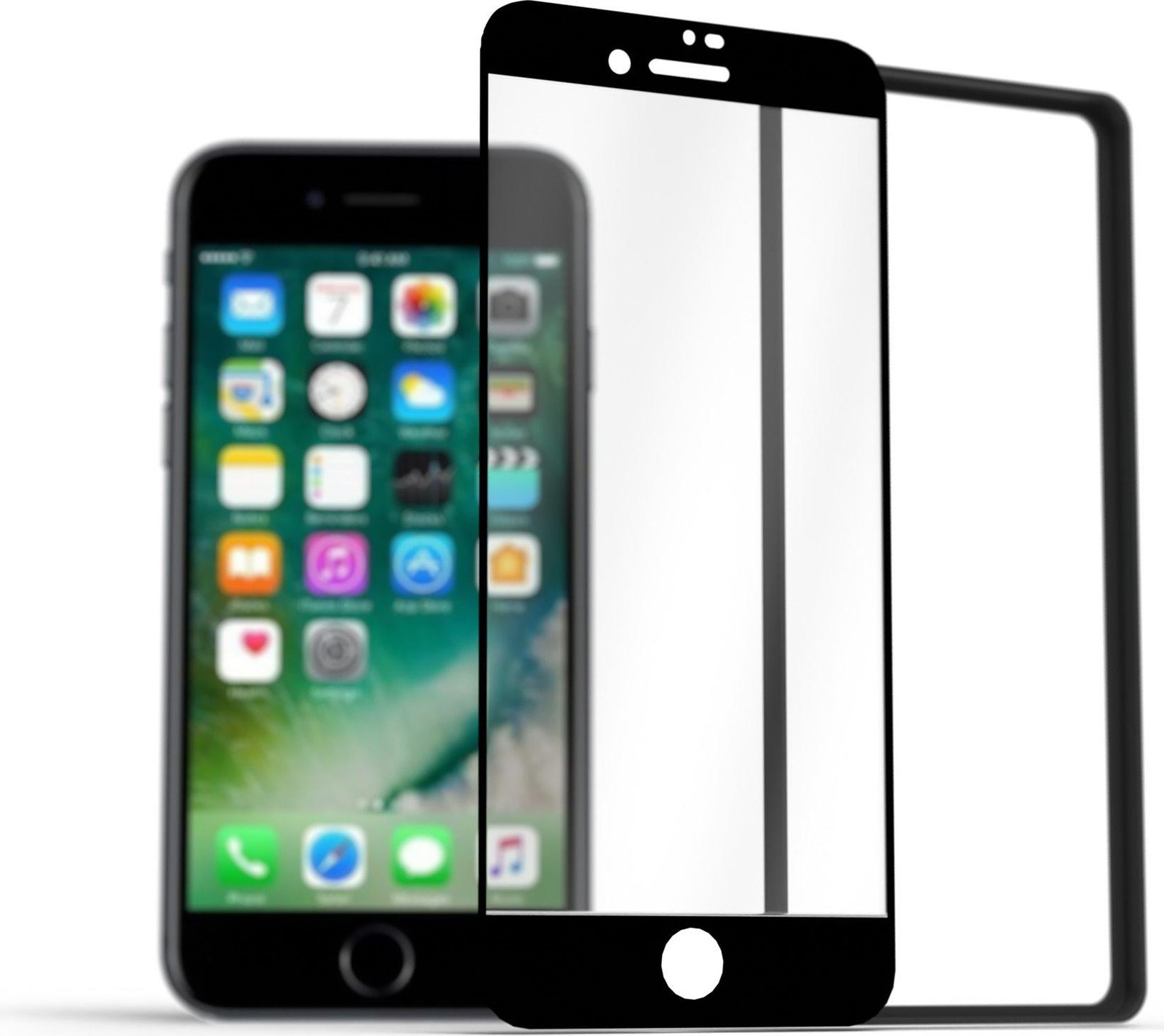 AlzaGuard 3D Elite beschermglas voor iPhone 7, iPhone 8, iPhone SE 2020 en iPhone SE 2022