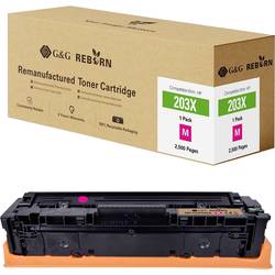 G&G Toner ersetzt HP 203X Kompatibel Magenta 2500 Seiten Reborn remanufactured 21268
