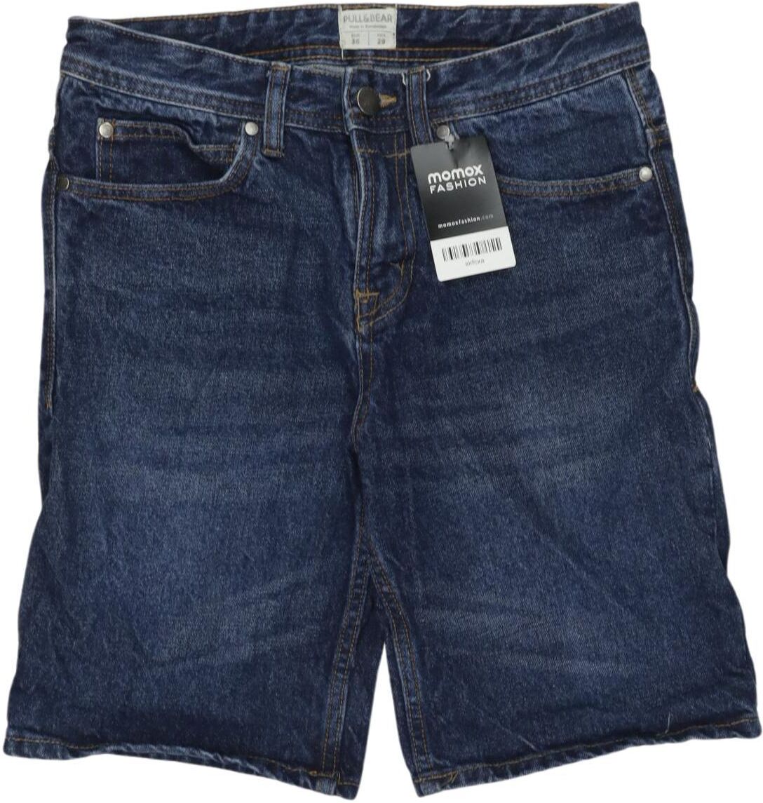 Pull & Bear Herren Shorts, Blau, Gr. W29, Baumwolle - Second Hand
