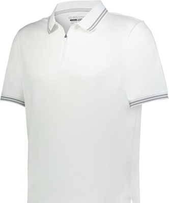 Holloway 223126 COURT POLO Shirt in White size XL   Polyester/Spandex