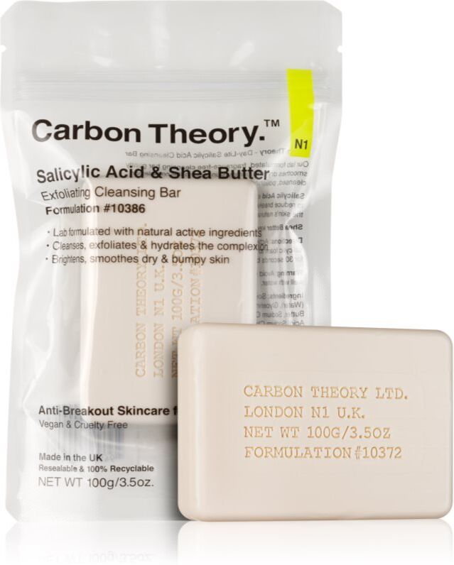 Rio Carbon Theory Salicylic Acid & Shea Butter gentle cleansing bar with exfoliating effect 100 g