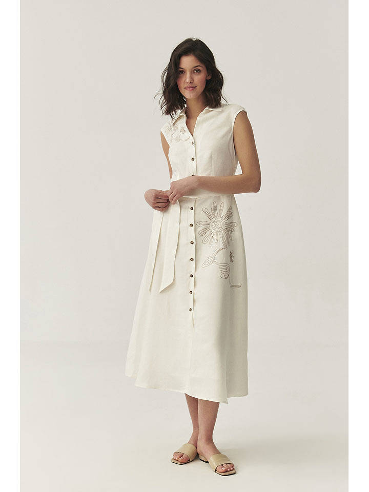 TATUUM Kleid in Creme - 38