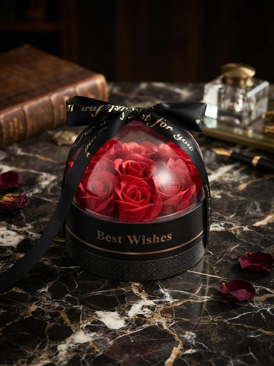 Luxe Rozen Cadeaubox met Zeeprozen