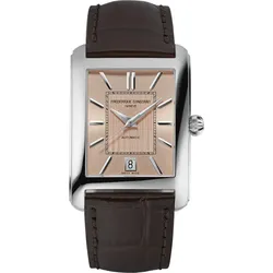Frederique Constant Classics Carrée Automatic FC-303SAL4C6 - Gerprägt & sonnen guilloche,rosé,braun - 42.30×30mm