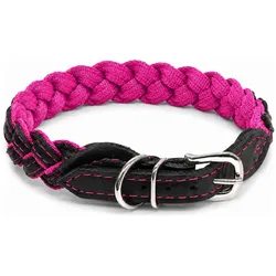 Barry King BarryKing Obroża Flamingo Force – różowy 30mm/45cm (Hund), Halsband + Leine