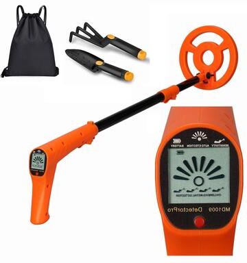 United Kids Metal Detector Outdoor Treasure Hunt Toy For Children orange