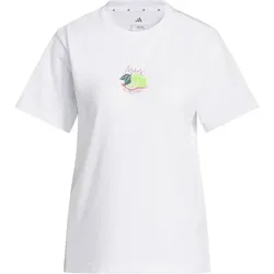 ADIDAS Damen Shirt LIMONCELLO GRAPHIC, Größe M in Weiß Weiß