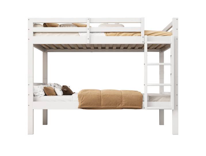 Flora Grace Etagenbett 90/200 cm aus Kiefer in Weiß, teilbar in 2 Einzelbetten, 90x200 cm, Babymöbel & Kindermöbel, Kinderzimmer & Jugendzimmer, Stockbetten