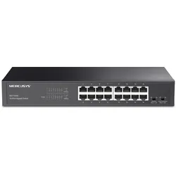 TP-Link Mercu-MS XXX (16 Ports), Netzwerk Switch, Schwarz
