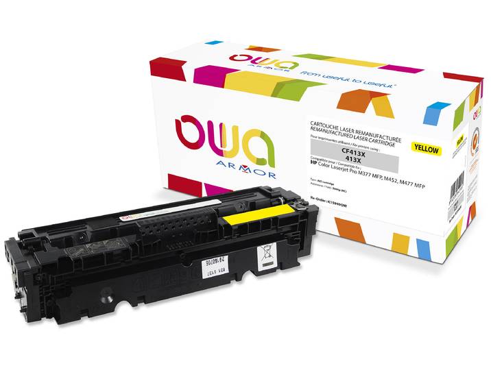 OWA Toner compatible HP 410X CF412X - K15949OW - Jaune