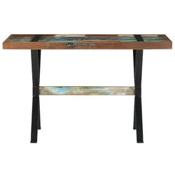 vidaXL Esstisch 120 x 60 x 76 cm, Modell Zenith Urbain aus massivem Altholz
