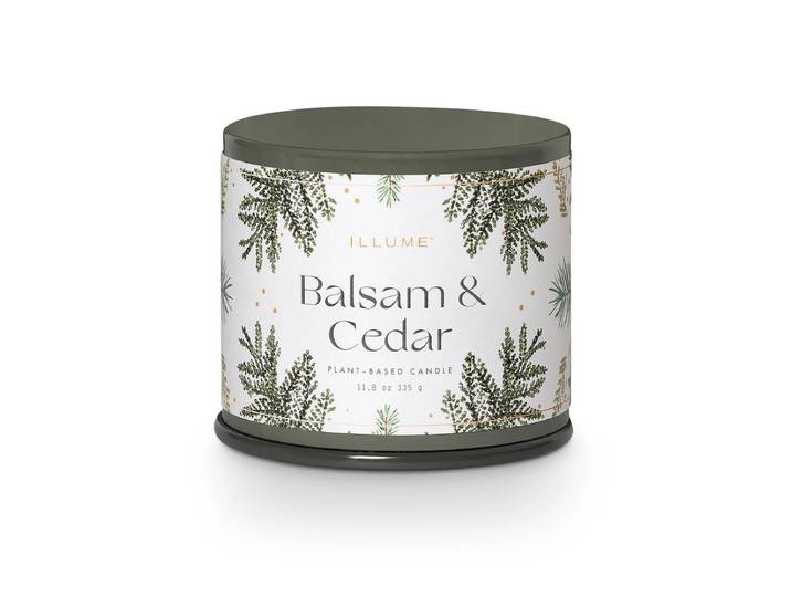 Bloomingville - ILLUME Vanity Tin Duftkerze, Balsam & Cedar