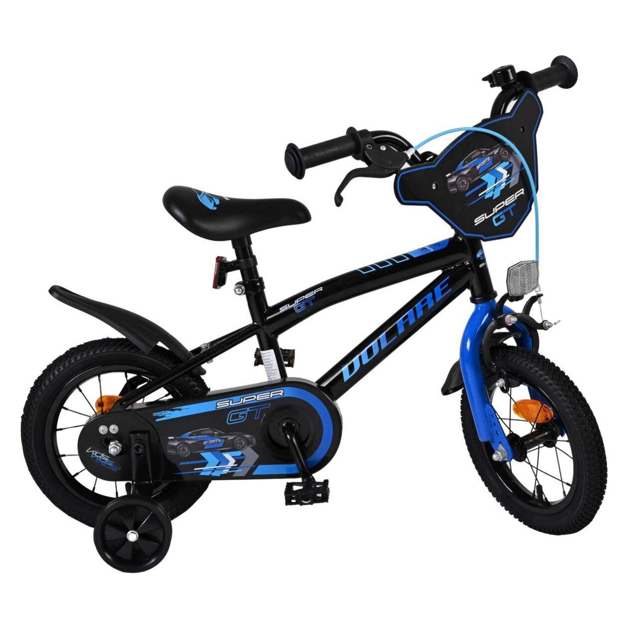 Volare Super GT Kinderfahrrad - Jungen - 12 Zoll - Blau (12") (51287)