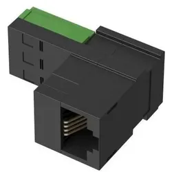 Hama Adapter, T+T-Stecker - Modularkupplung 8p4c, Telefon Zubehör