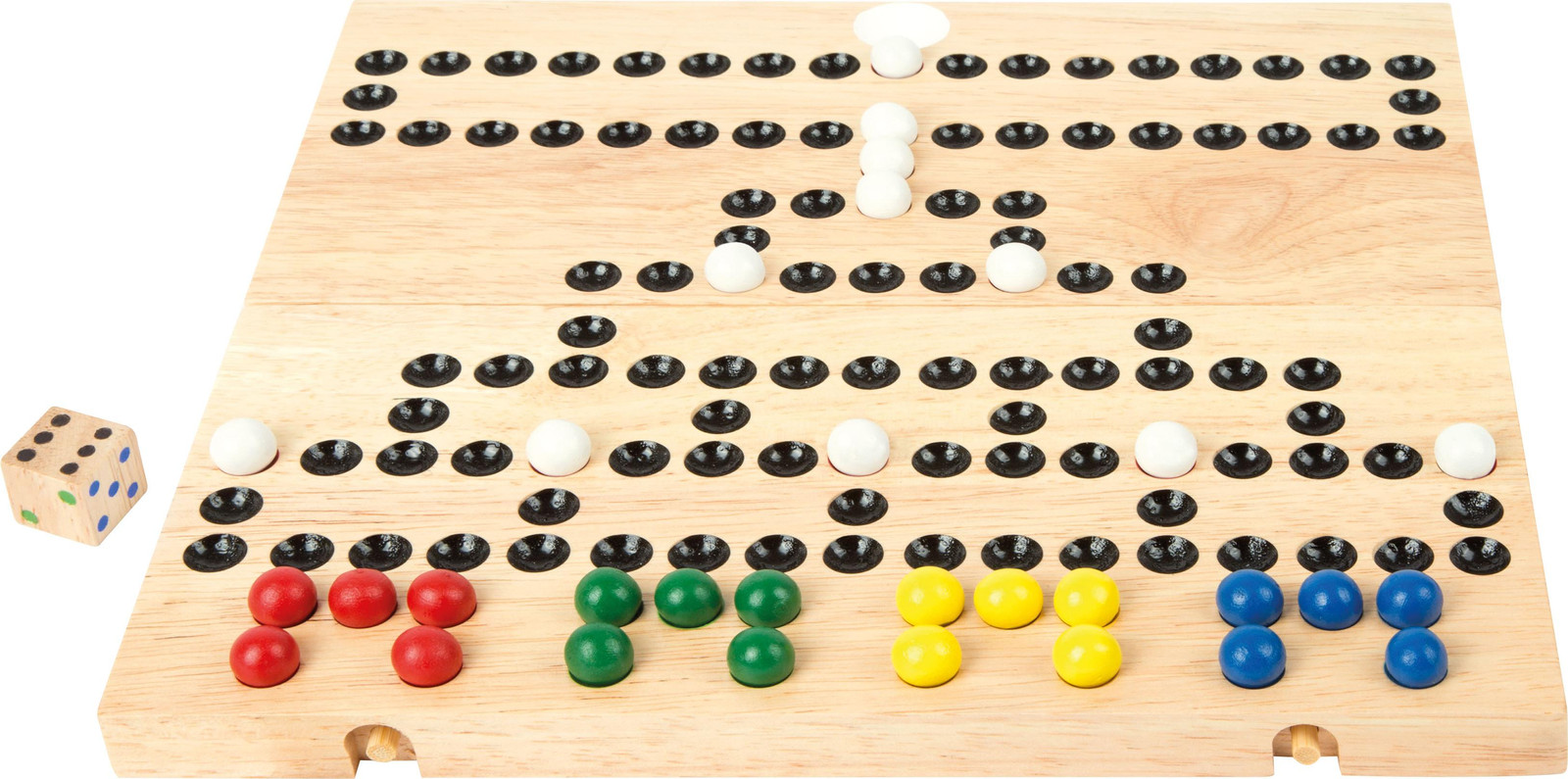 Malefiz houten bordspel voor maximaal 4 spelers