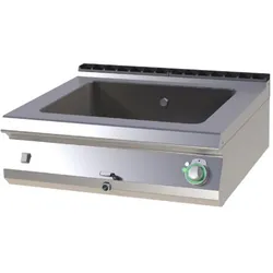 Gastro Bain-Marie Warmhalter Speisenwärmer Tischgerät  1xGN2/1 800x730x300mm 2,4 kW