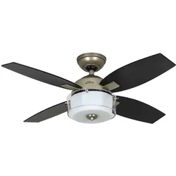 Hunter Deckenventilator Central Park Zinn mit Licht 107