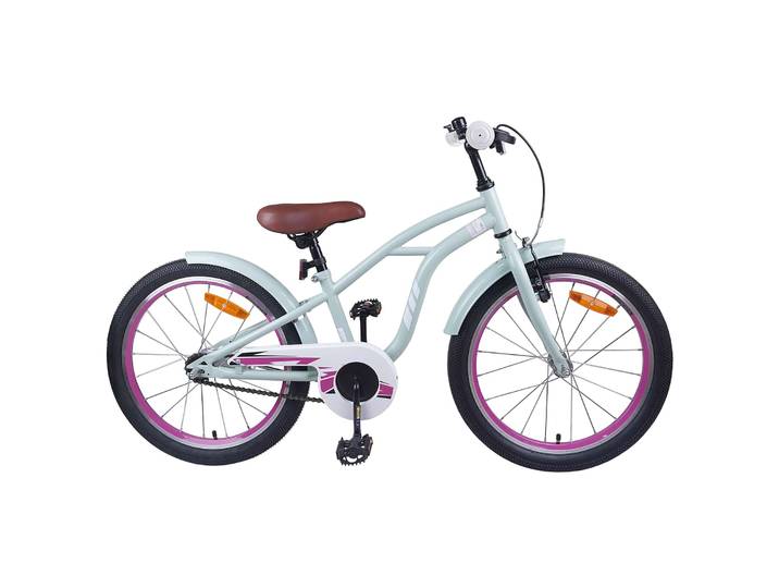 vidaXL Kinderfahrrad 20 Zoll für 6-11 Jahre alt Hellgrün
