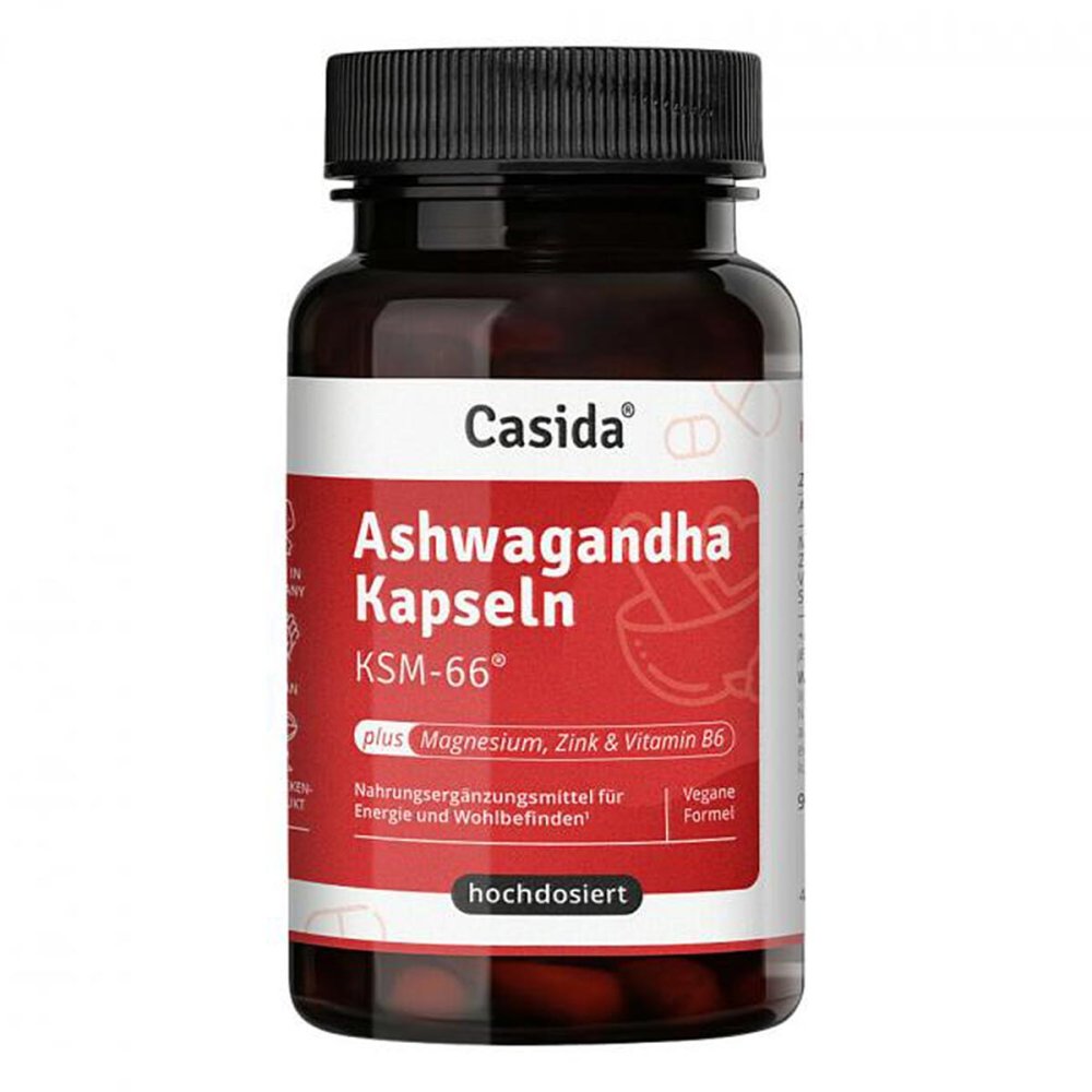 Casida GmbH Ashwagandha Kapseln Ksm-66 Hochdosiert 19065574