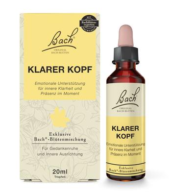 BACHBLÜTEN-Mischung Klarer Kopf Tropfen 20 ml