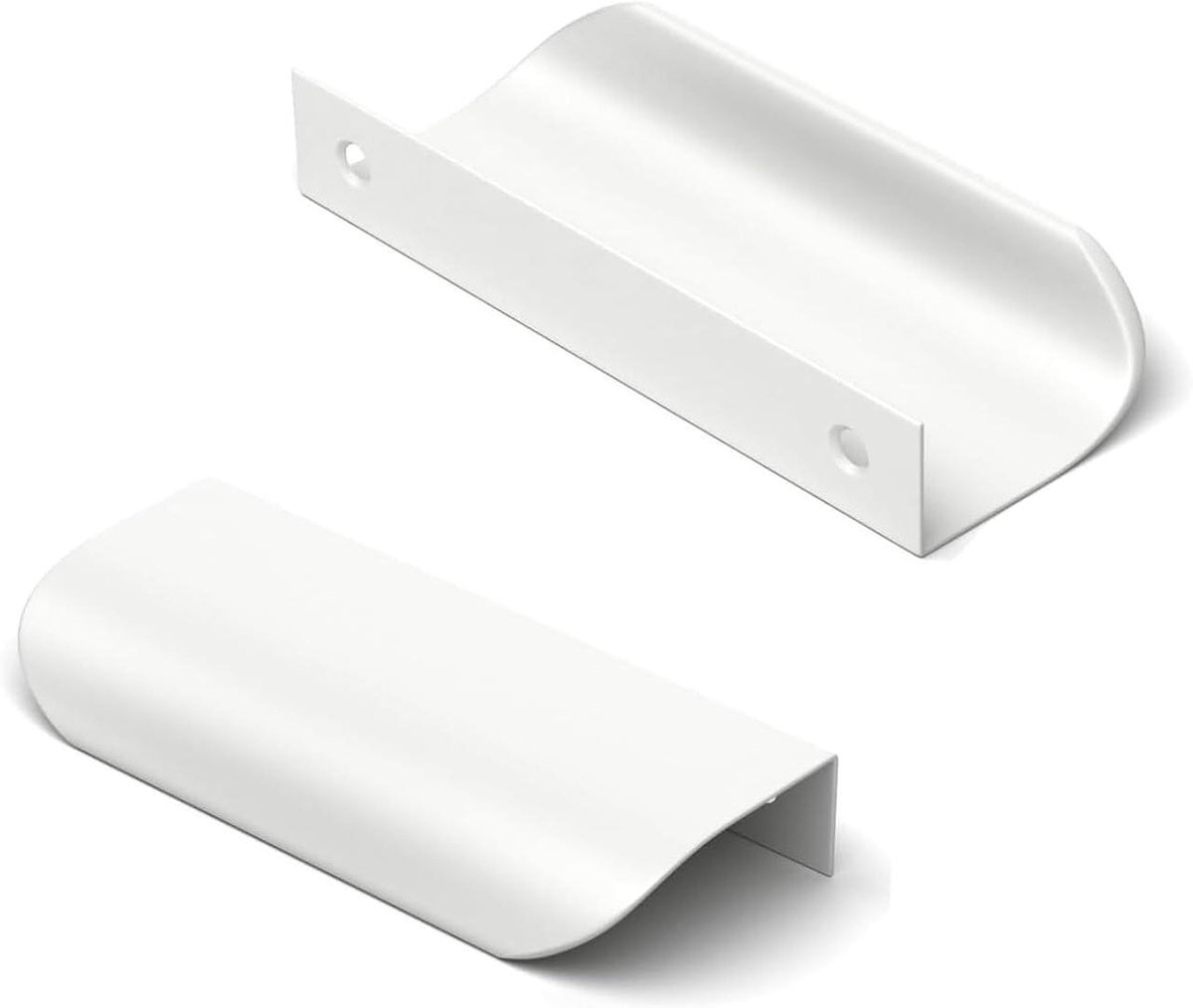 Verborgen Keukengrepen Wit - Onzichtbare Meubelgrepen voor Modern Design - 64mm Gatencentrum