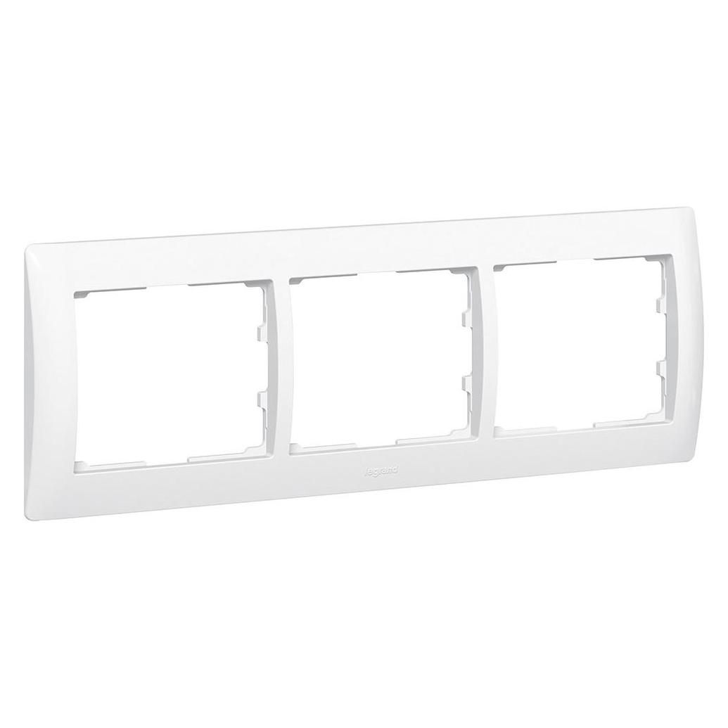 Legrand Galea Rahmen 3fach 771003 ultraweiss waagerecht (771003)