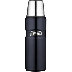 THERMOS Isolierflasche Edelstahl Midnight Blue 470ml - blau