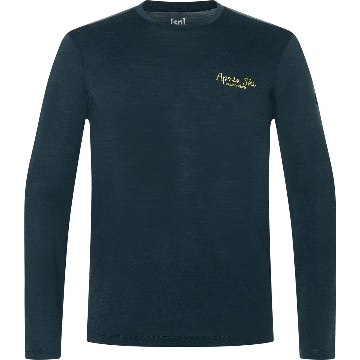Super.Natural M Apres Ski LS blueberry/various (W55) S SNMP02113W55S