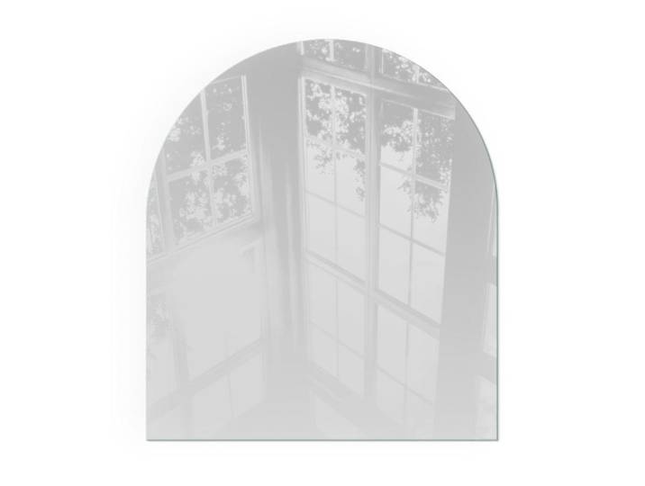 Tulup Kaminbodenplatte 80x70 cm - Farbe Grau, Glas, Rechteckig, 80x70x0.4 cm, Elektrogeräte, Heizgeräte, Elektrokamine