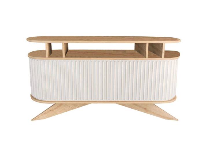 Buffet en aggloméré porte coulissante