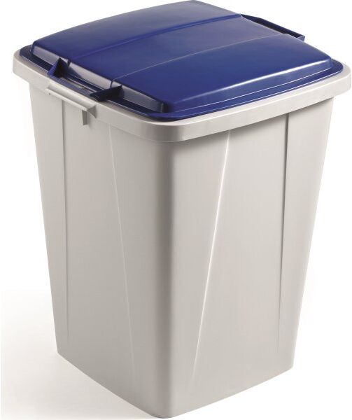 Durable Durabin Låg T/affaldsspand 90 L, Blå