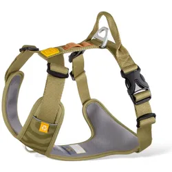 Woolly Wolf - Roam Harness Green Ripple 38-46cm (Hund), Halsband + Leine