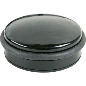 Alco Türstopper 2851, aus Gummi / Metall, für den Boden, rutschfest, schwarz, 4 x 10cm