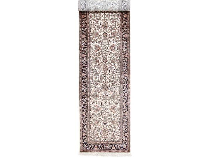 Kaschmir Seide Single Knot Teppich 72x301 Handgeknüpft Orientteppich Läufer Seide