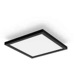 Philips Hue White Ambiance Aurelle Deckenleuchte sw + Dimmschalter • 30x30cm