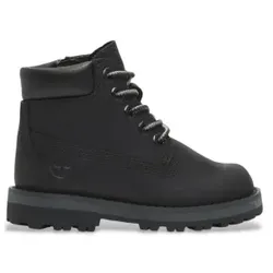 Timberland Unisex für Kinder. TB0A28UD0011 Lederschnürstiefel Courma Kid schwarz (22), Wohnung, Schnürsenkel, Lässig, Nachhaltig, Kinderbekl