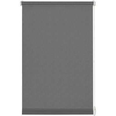 Rollo GARDINIA EXKLUSIV "EasyFix", grau (anthrazit), B:60cm H:150cm, Polyester, Rollos, Schraubmontage möglich