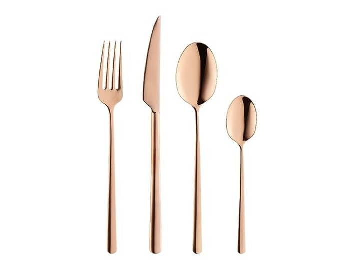 VILLA ITALIA Besteckset für 6 Personen 24 tlg. MARIZA COPPER