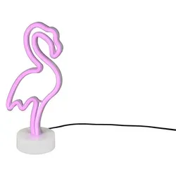 Reality Leuchten LED-Tischleuchte Flamingo Kunststoff