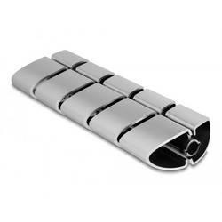 Delock Kabelkanal Kunststoff Silber flexibel (B x H) 75 mm x 45 mm 5 St. 20802