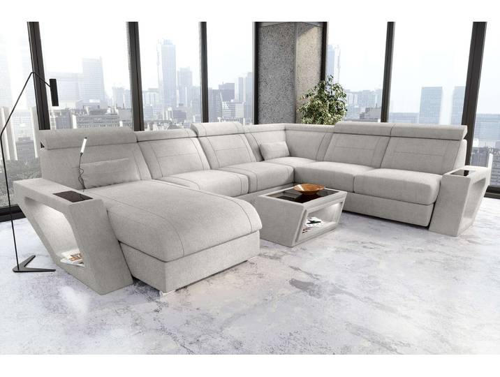 XXL Wohnlandschaft Catania Stoffsofa