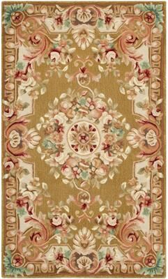 SAFAVIEH Handmade Savonnerie Antonija Traditional Oriental Wool Rug