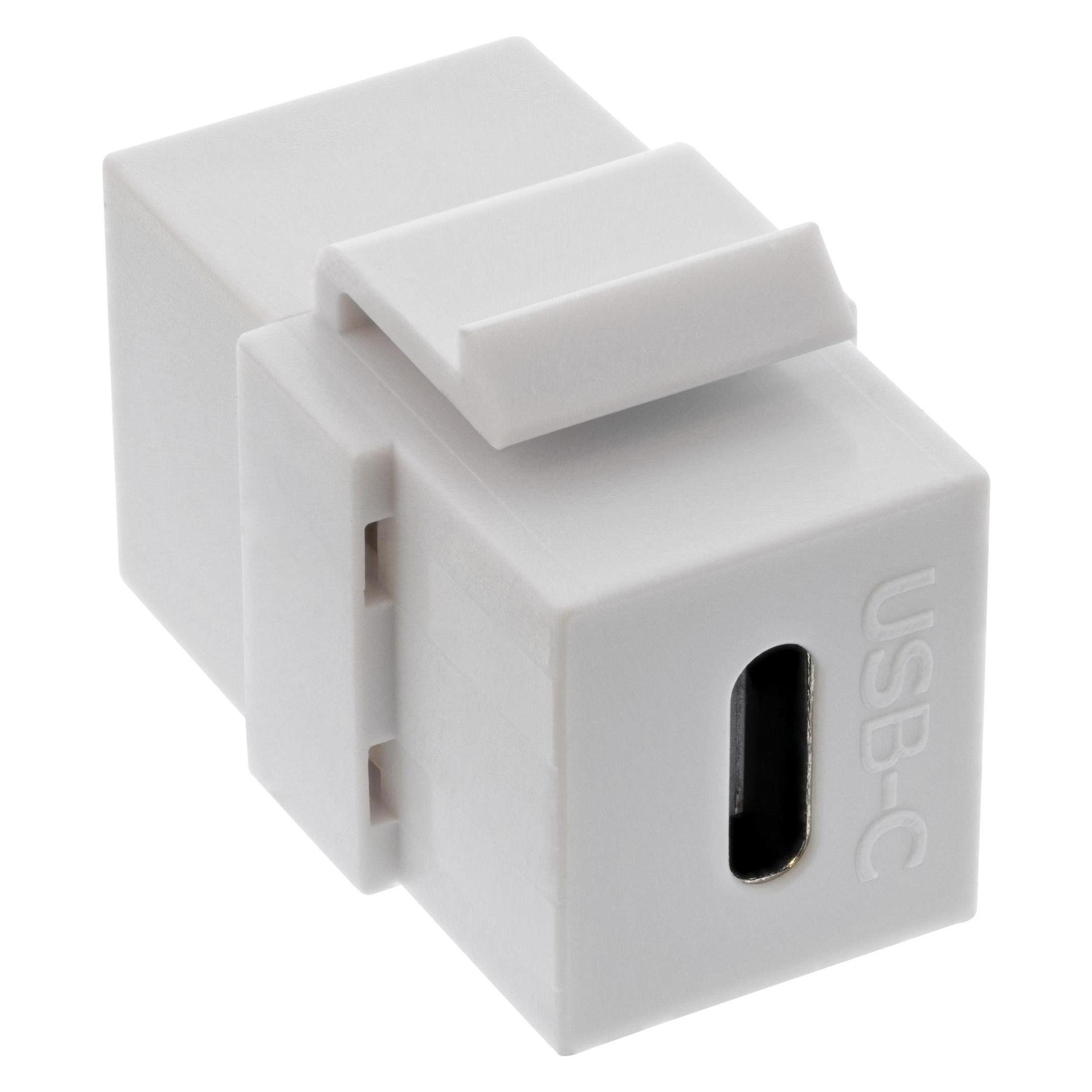 InLine Einrastmodul (0.30 m, USB 3.2 Gen 2) (76201W)