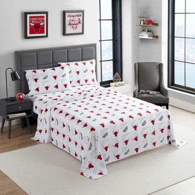Sweet Home Collection NBA Officially Licenced Chicago Bulls Sheet Set