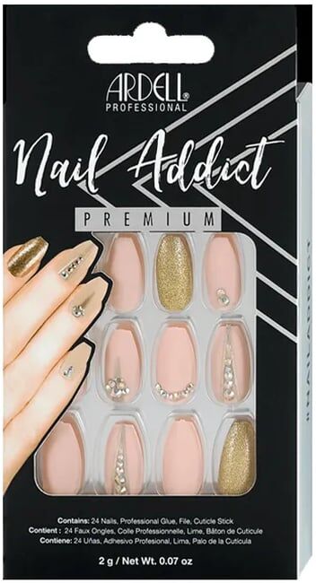 Ardell Nail Addict Nude Jeweled