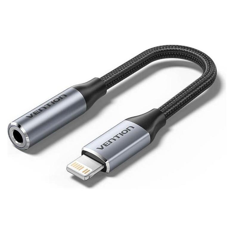 Vention ADAPTER LIGHTNING TO 3.5MM/0.1M BMBHA (Digital -> Analog, Klinkenadapter, Winkeladapter) (BMBHA)