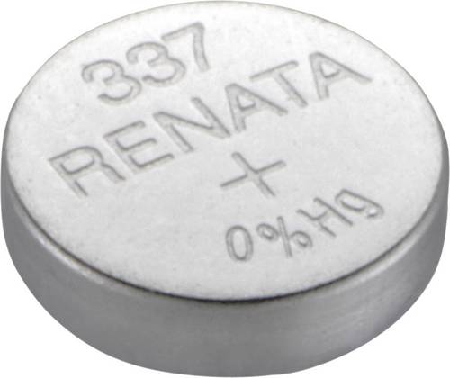 Renata Knopfzelle 337 1.55V 8 mAh Silberoxid